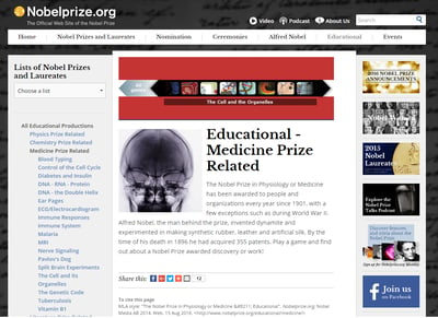 Official Nobel Prize Games for Medicine!