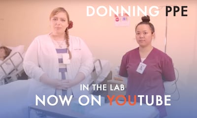 IN THE LAB: Donning PPE