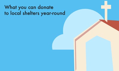 What You Can Donate to Local Shelters Year-Round